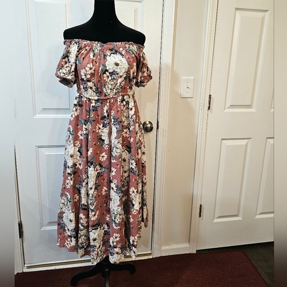 Torrid floral Dress size 00 - Picture 9 of 12